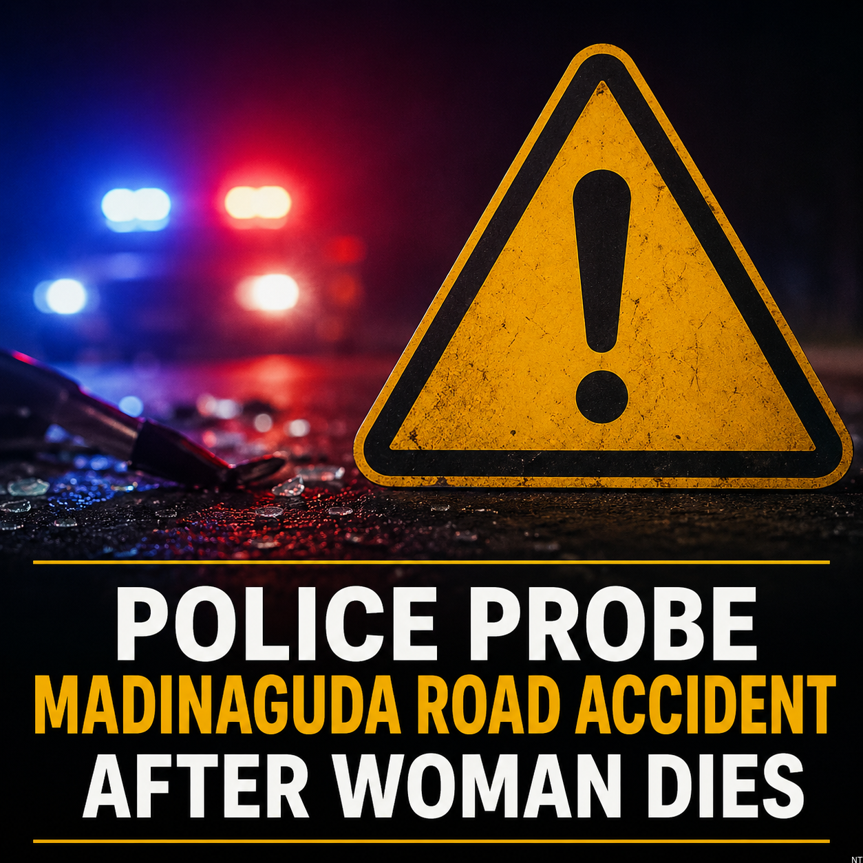 Police Probe Madinaguda Road Accident After Woman Dies
