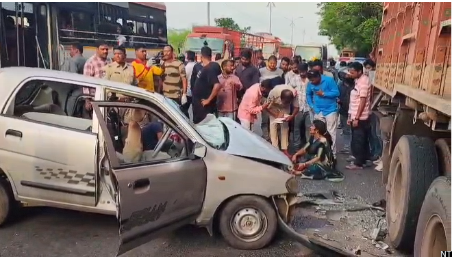 Mancherial Car Accident Leaves Inter Student Dead, Three Injured