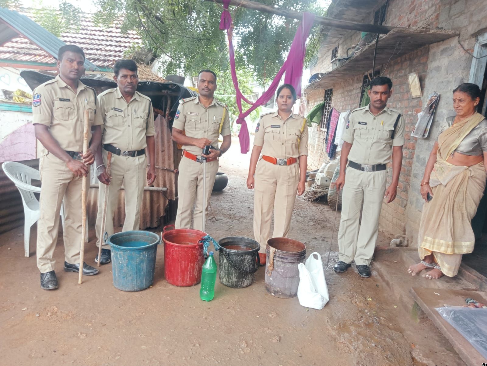 Mahabubabad Excise Raids: Three Booked in Illicit Liquor Crackdown