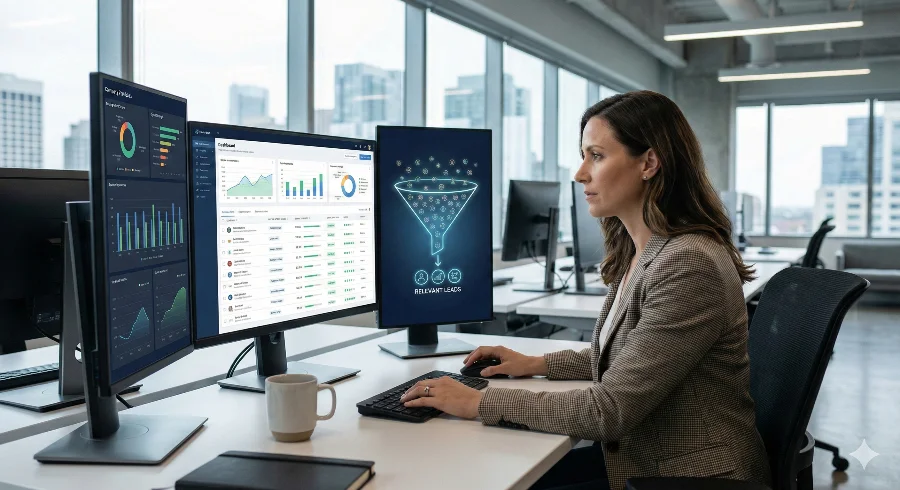 Effektiv B2B leadgenerering og prospecting: data, timing og købsintention