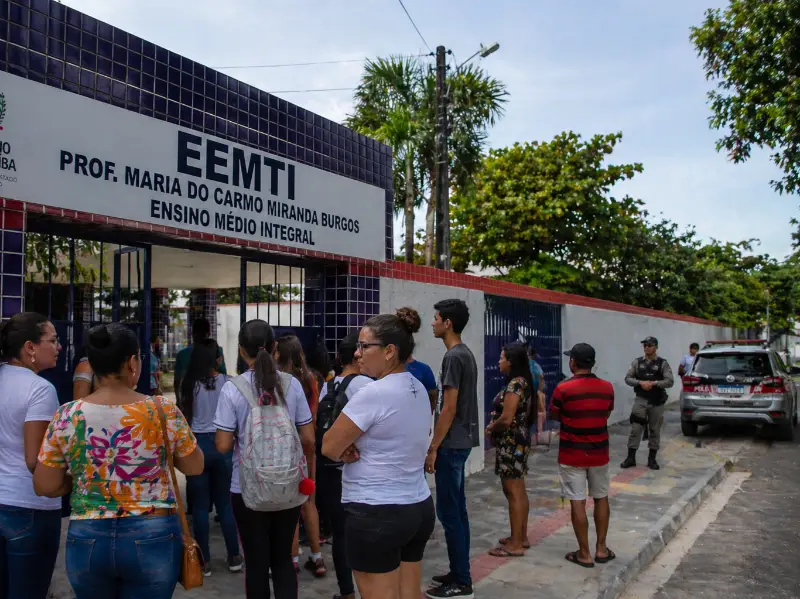 Estudante fica ferido após ataque com faca em escola de João Pessoa