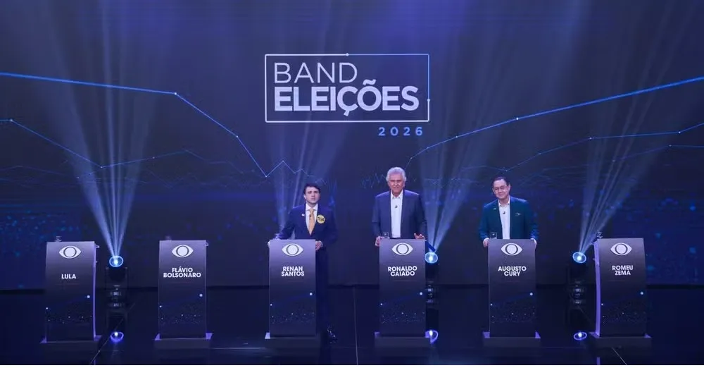 Primeiro debate presidencial reúne candidatos sem a presença de Lula, Flávio e Zema