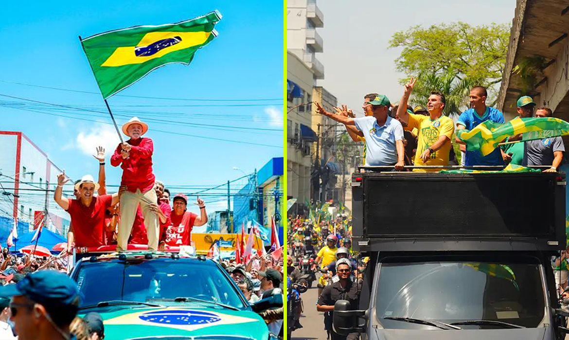 Corrida presidencial: Lula discursa no Nordeste e Flávio Bolsonaro cumpre agenda no Rio