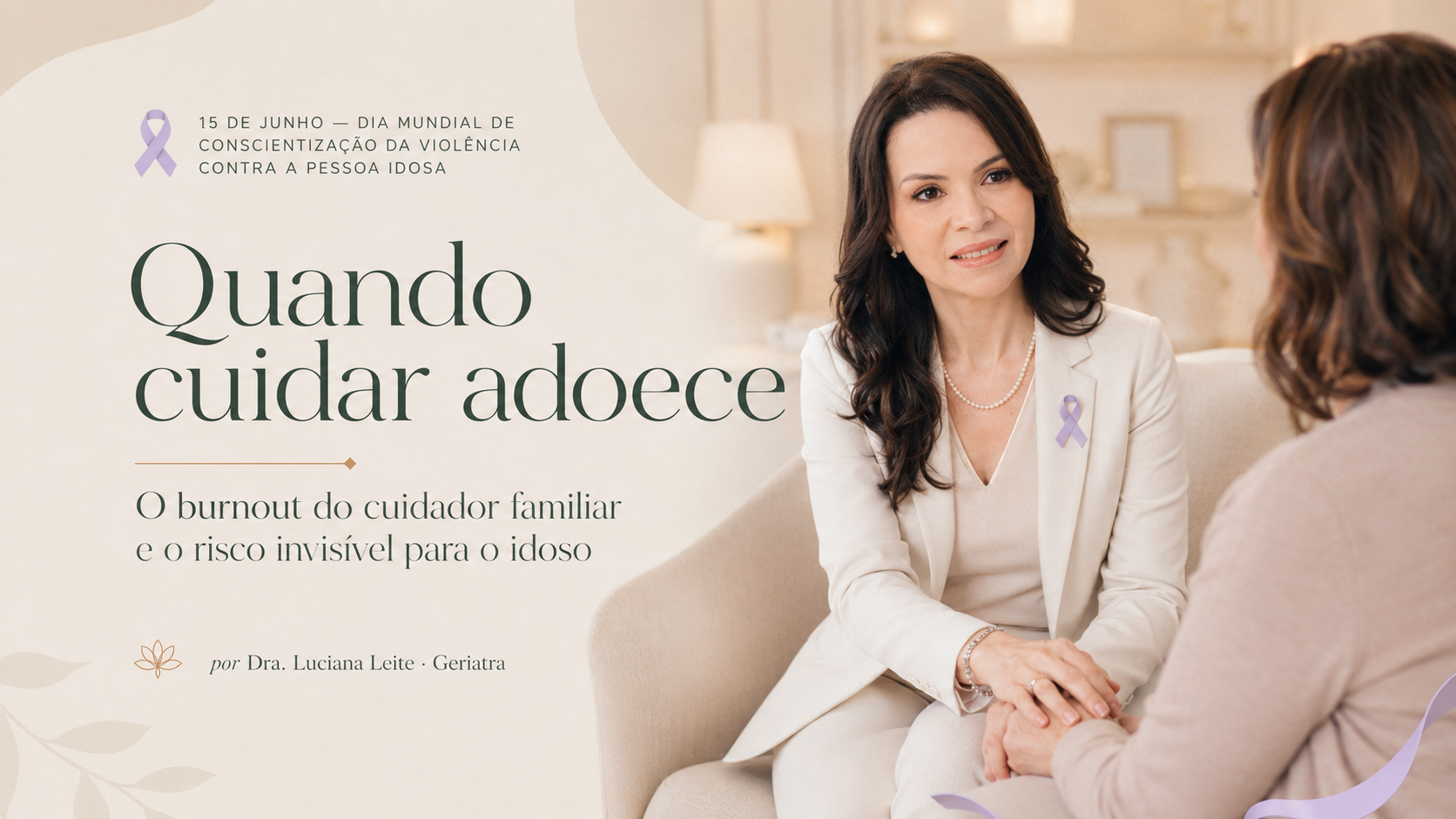 Quando cuidar adoece: o burnout do cuidador familiar e o risco invisível para o idoso