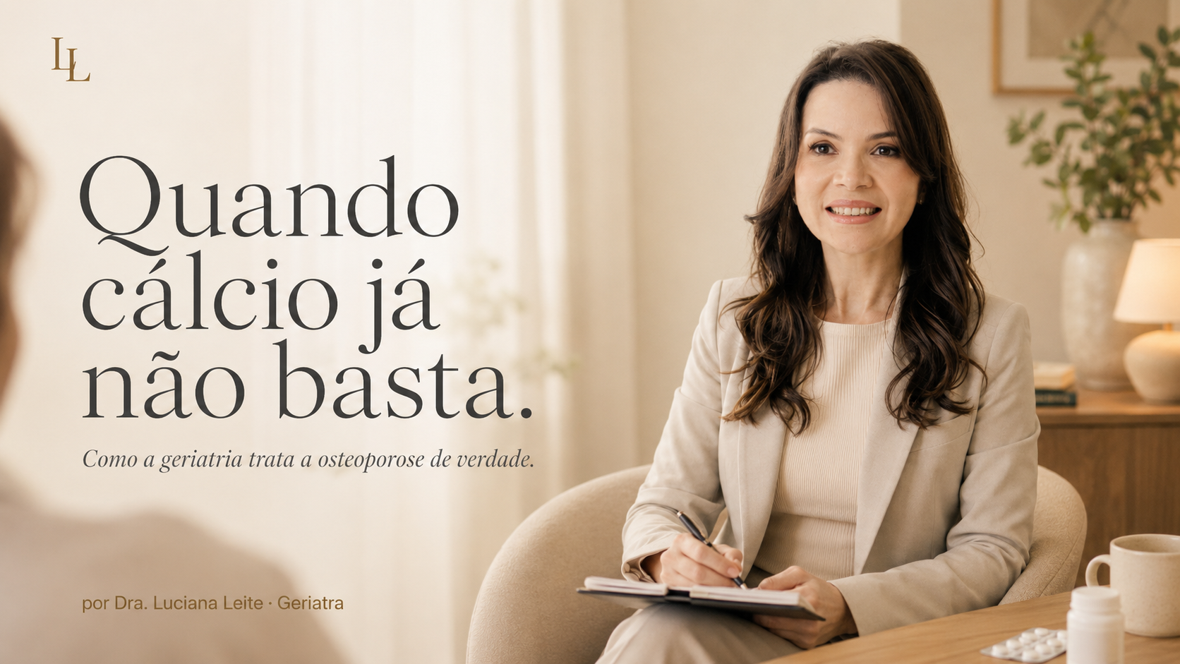 Osteoporose no idoso: quando o cálcio já não basta e como a geriatria trata de verdade