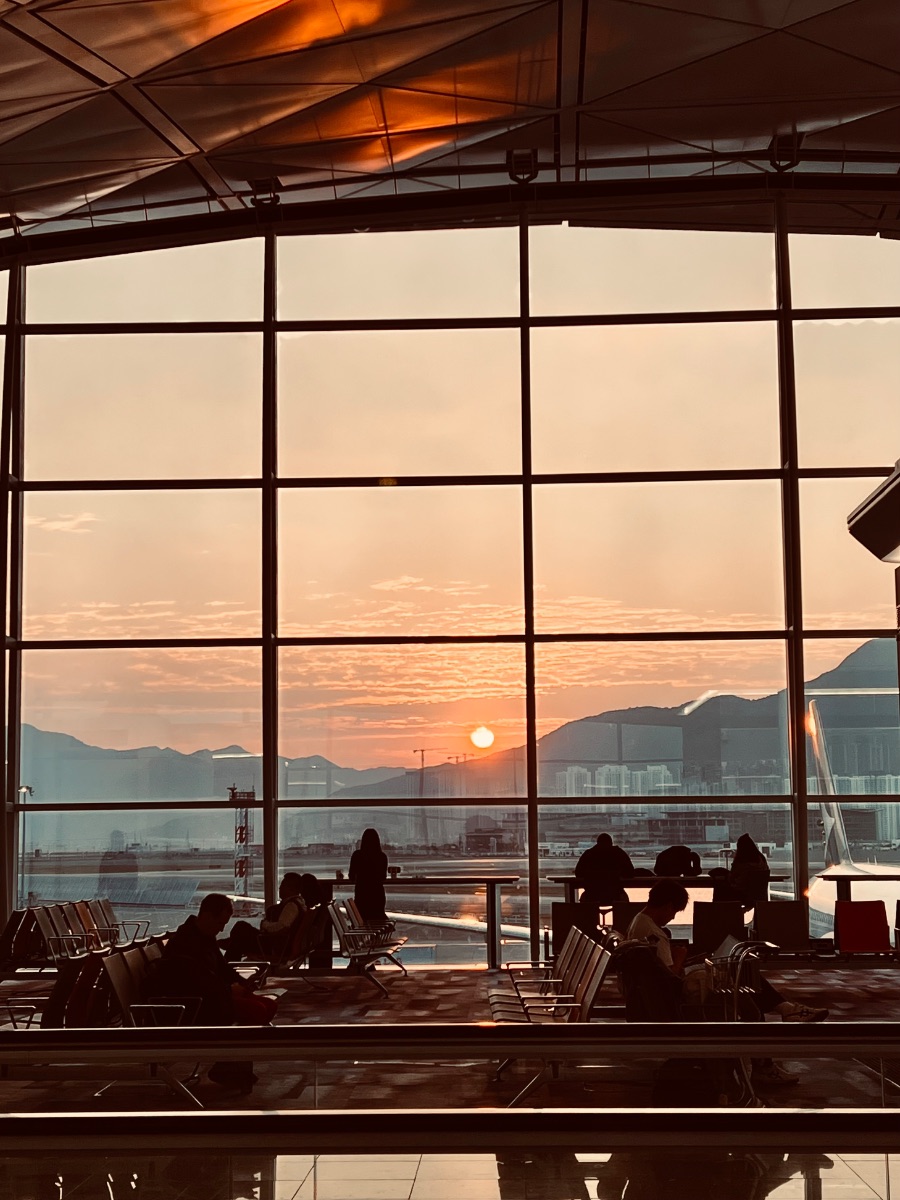 The best seat in the airport isn't in the lounge