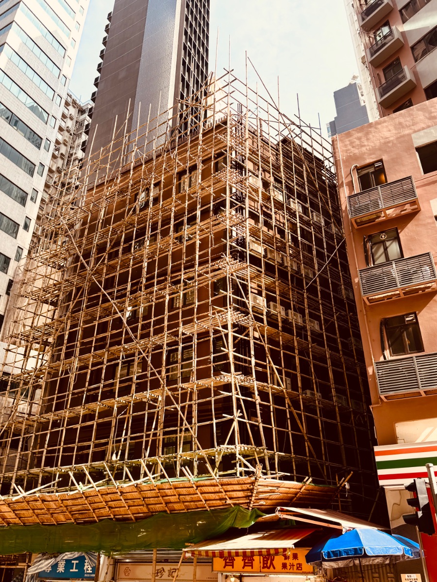 The Geometry of Chaos: Hong Kong’s Woven Skies