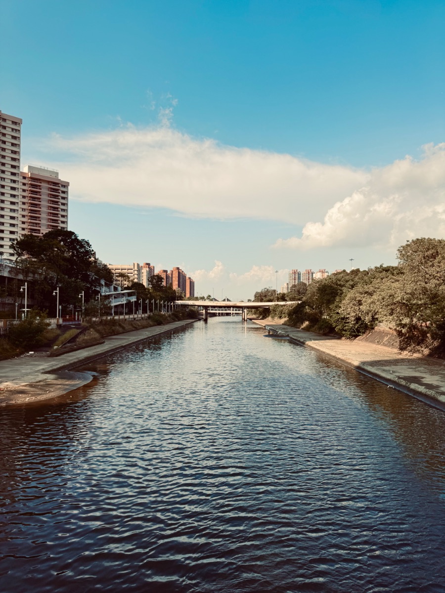 Not a postcard river. Still a river.