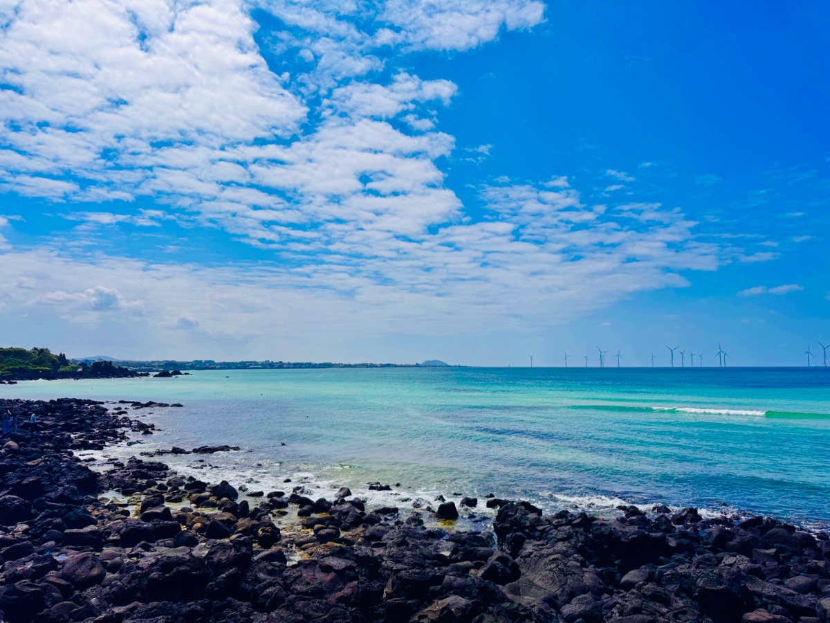 Azure Skies & Volcanic Shores: Jeju Coastline
