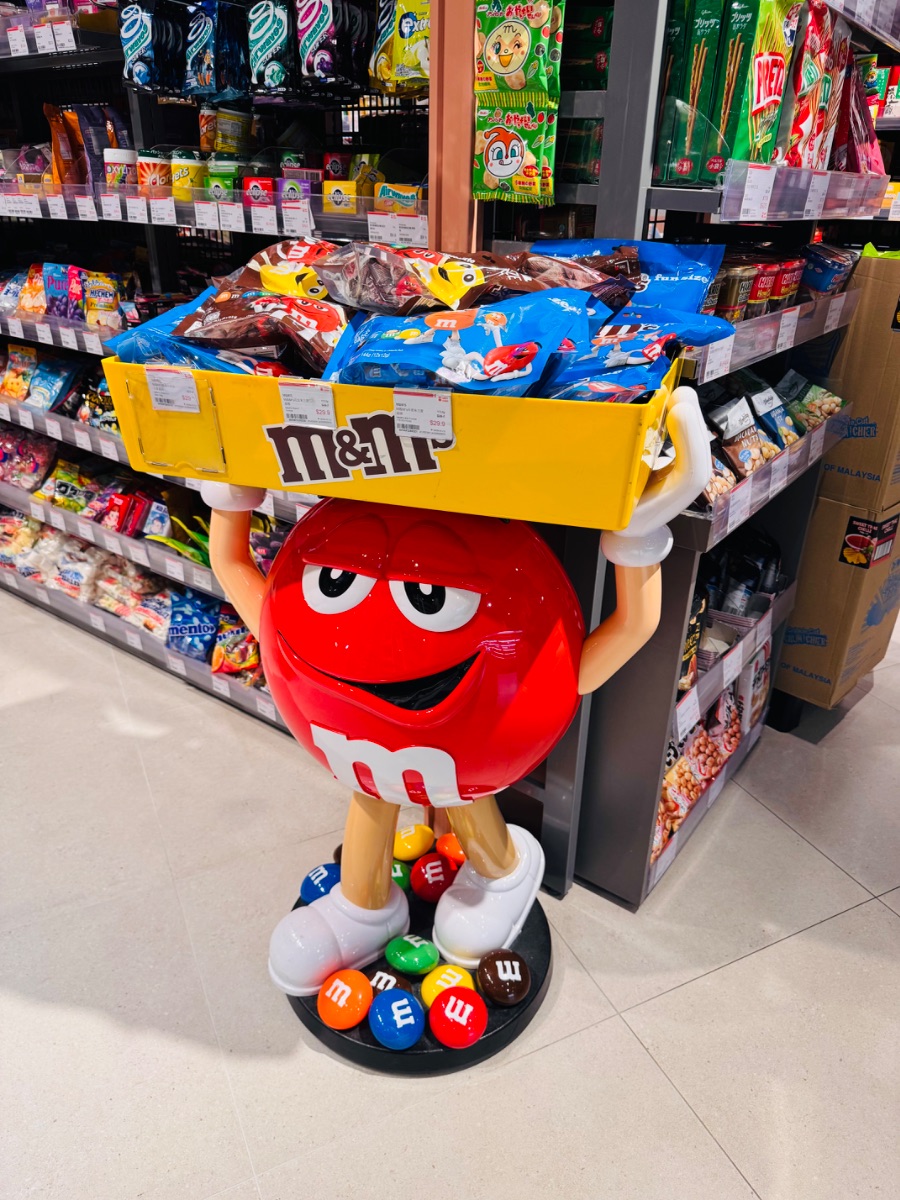 Big Red M&M Figure