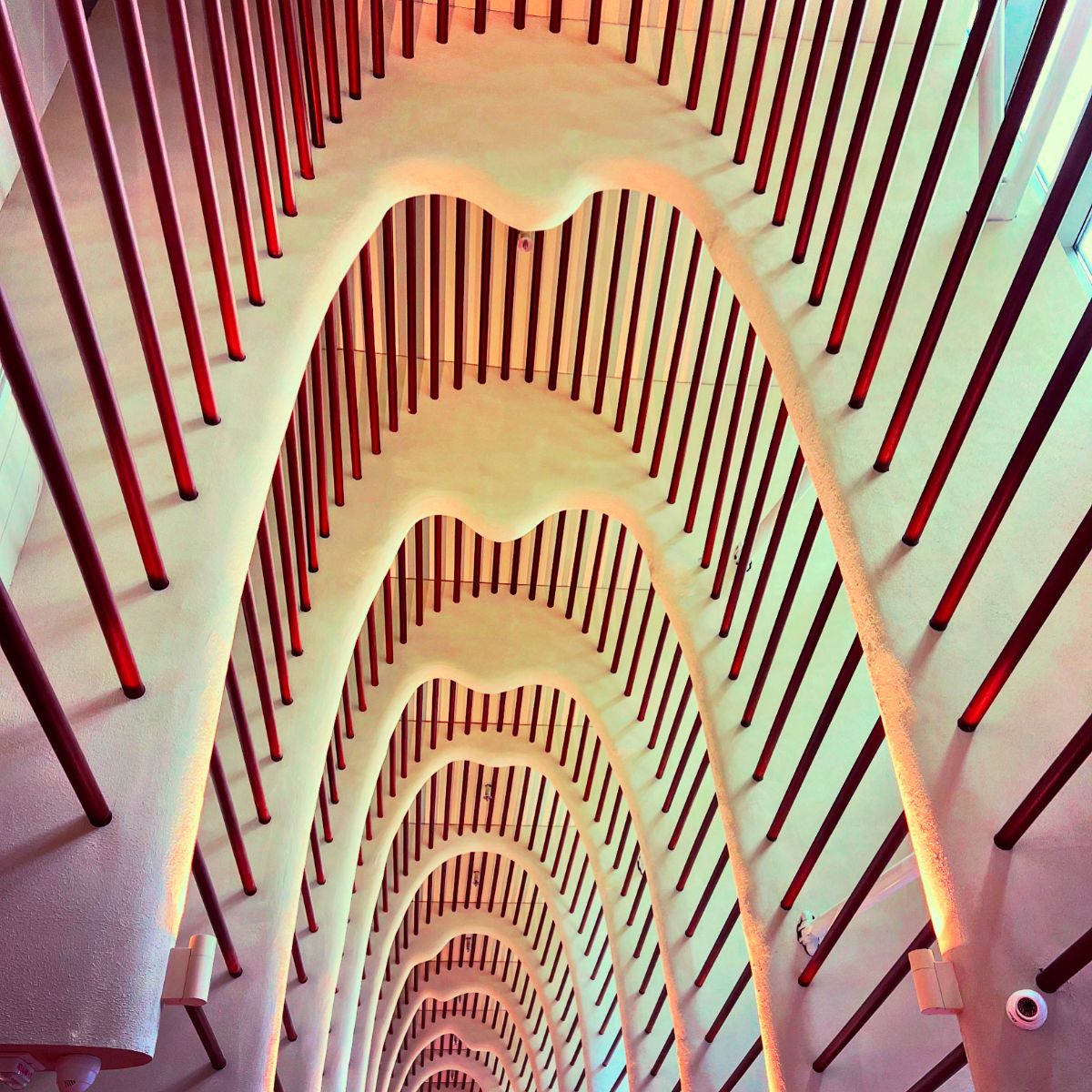 Dining Under a Masterpiece!