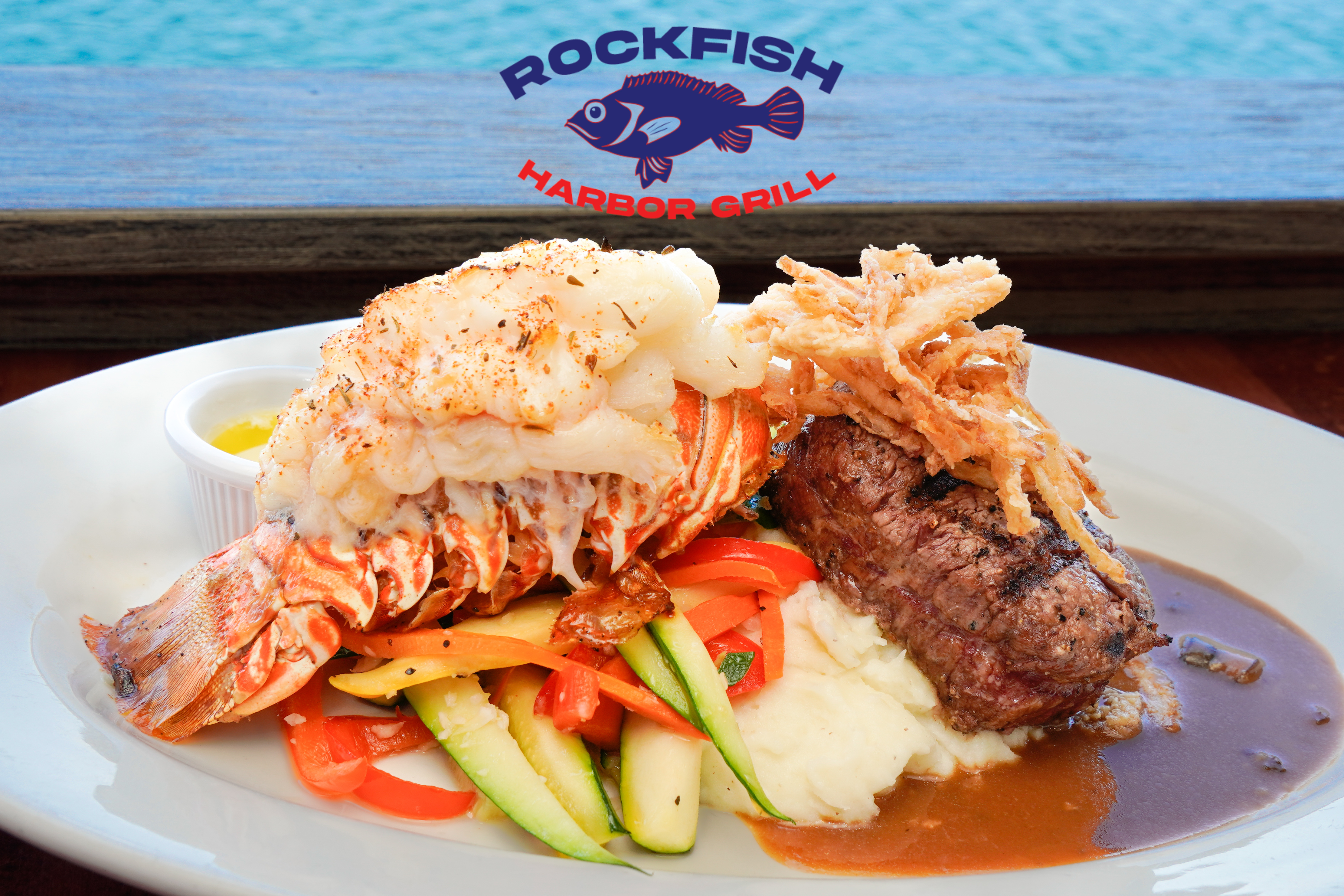 Featured Pacific Seafood Catch at Rockfish Harbor Grill