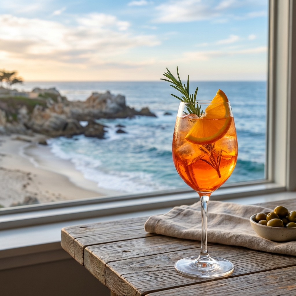 Beach House at Lovers Point waterfront restaurant overlooking Lovers Point Beach in Pacific Grove