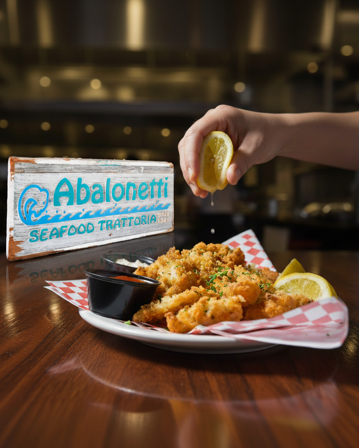 Calamari with Sqeeze of Lemon