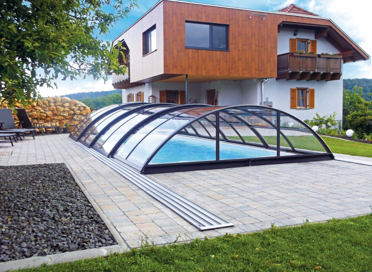 Azure Compact – Abri de piscine bas