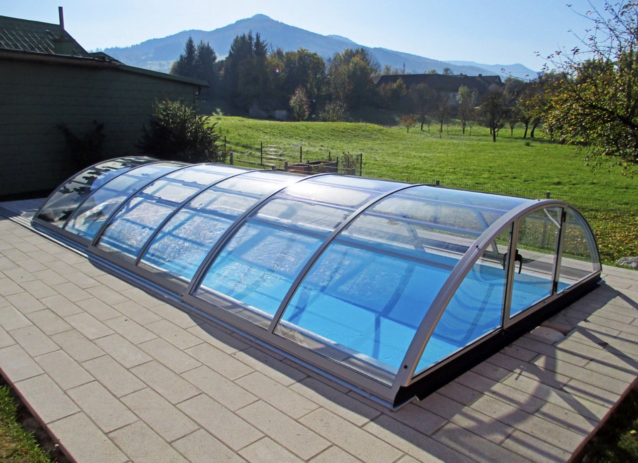 Azure Compact – Abri de piscine bas