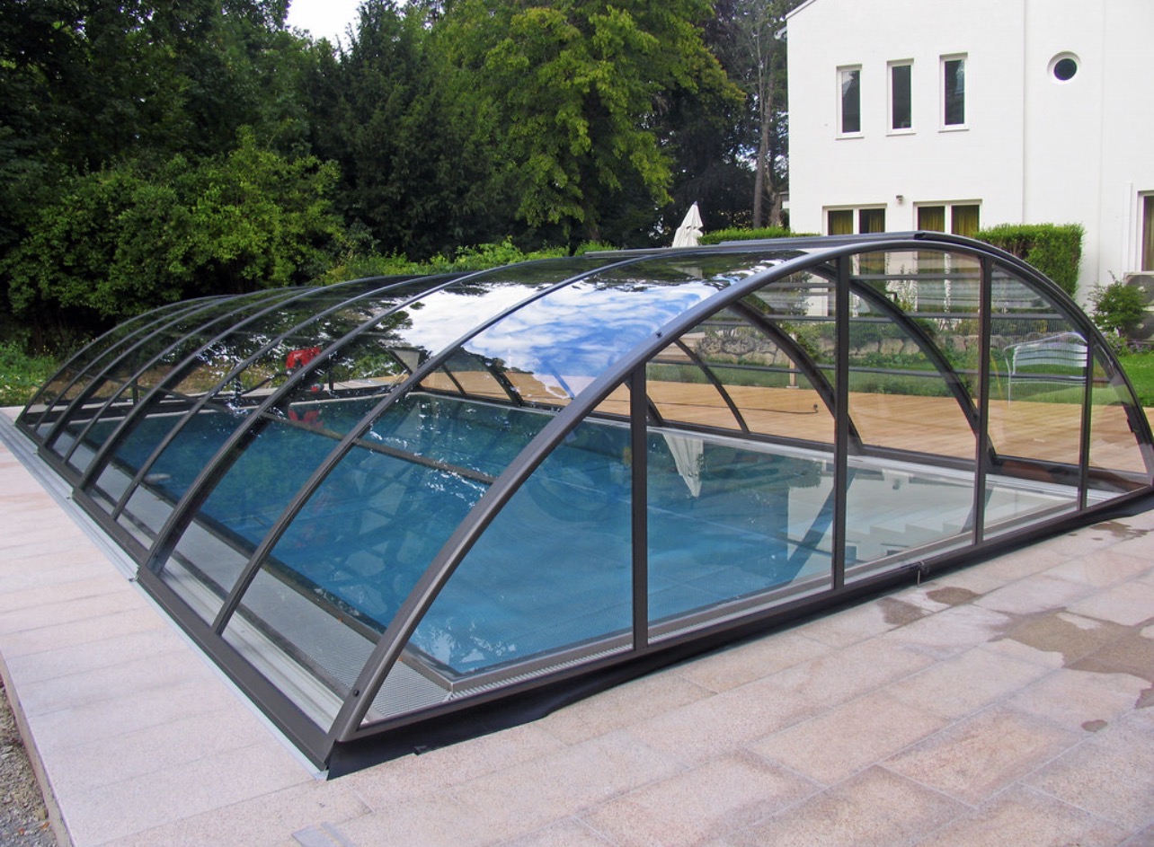 Azure Compact – Abri de piscine bas