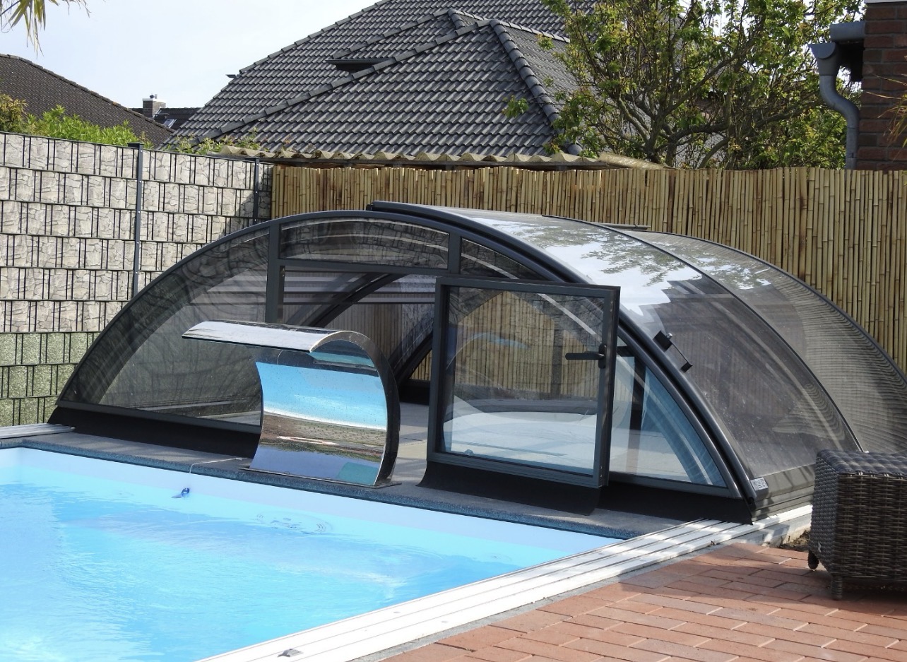 Azure Compact – Abri de piscine bas