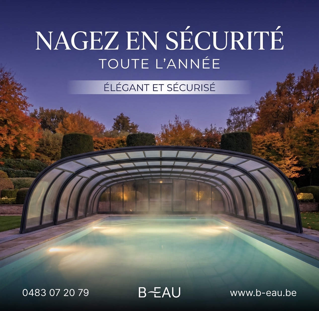 Laguna Neo – Abri de piscine bas