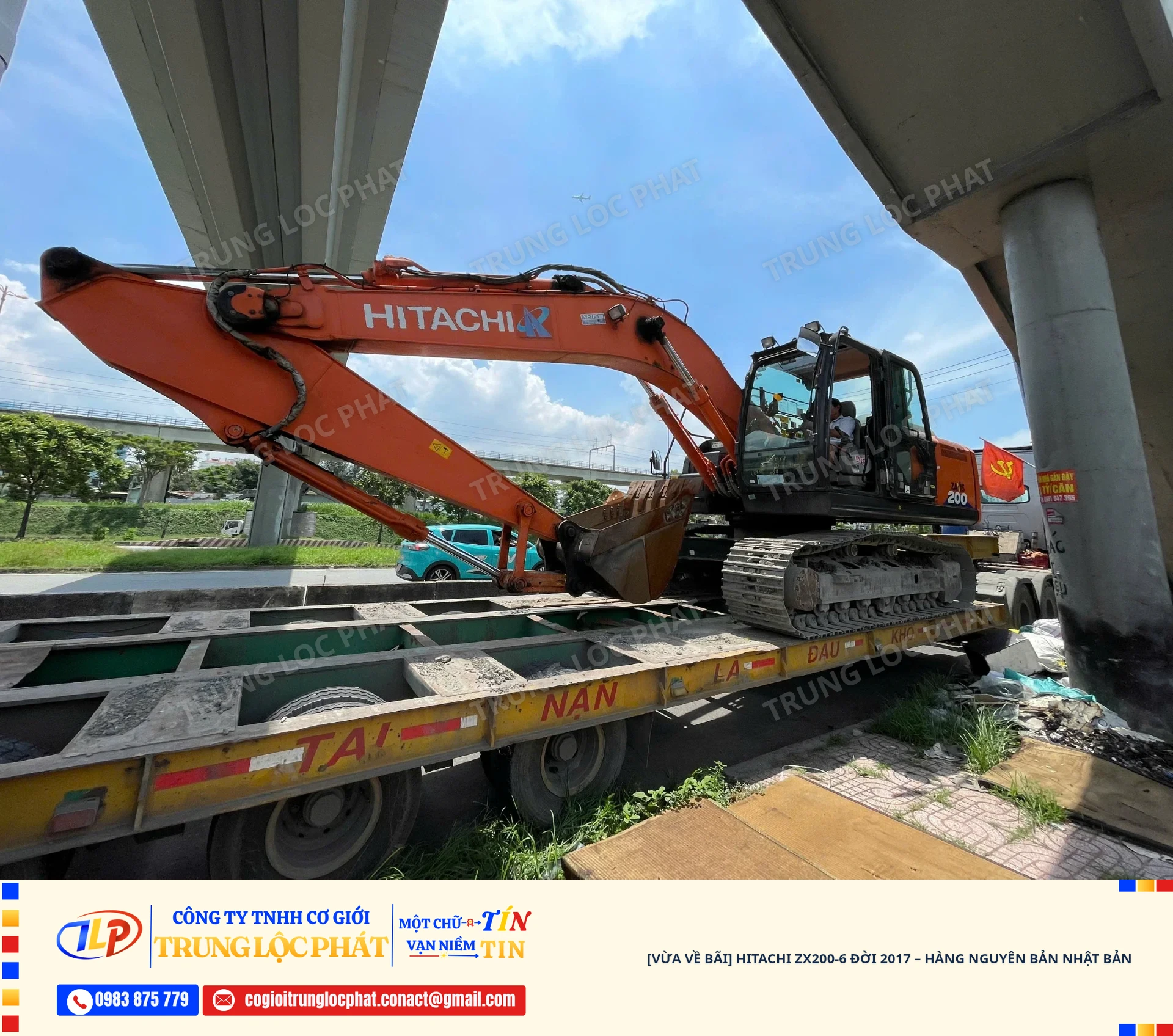 [VỪA VỀ BÃI] Hitachi ZX200-6 Đời 2017 – Hàng Nguyên Bản Nhật Bản