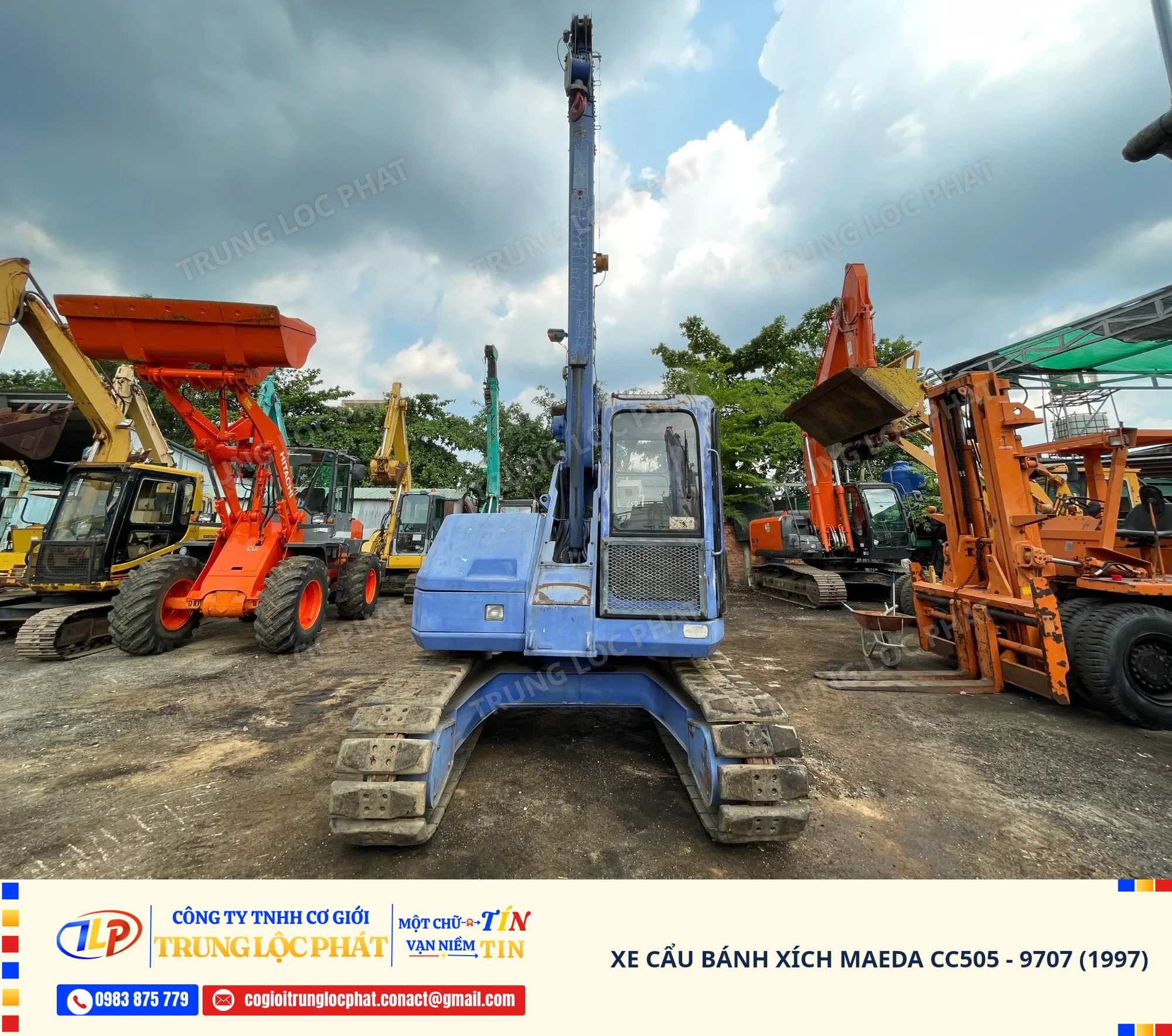 Xe cẩu Maeda CC505 chính hãng Nhật Bản chất lượng cao - 2