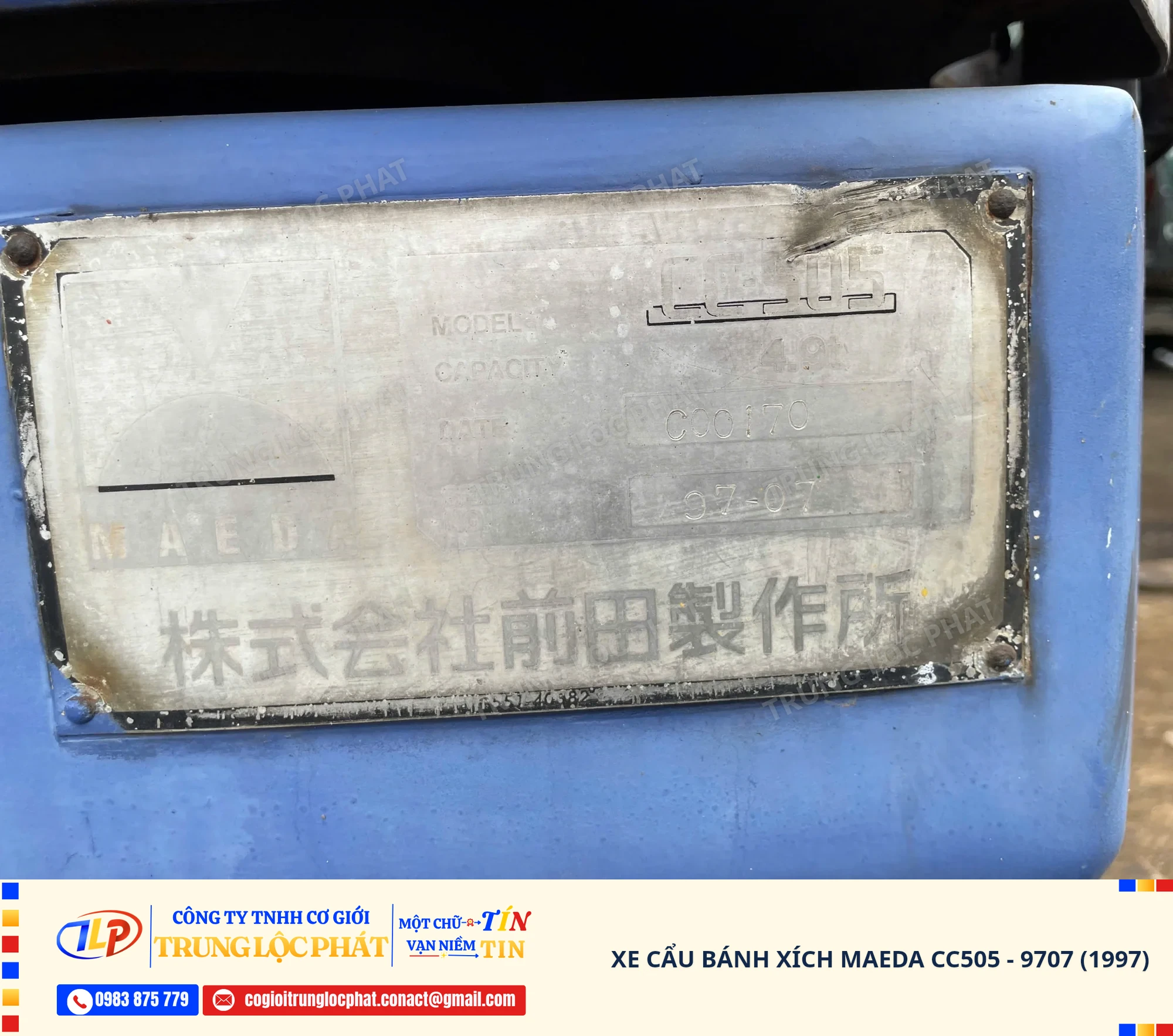 Xe cẩu Maeda CC505 chính hãng Nhật Bản chất lượng cao - 21