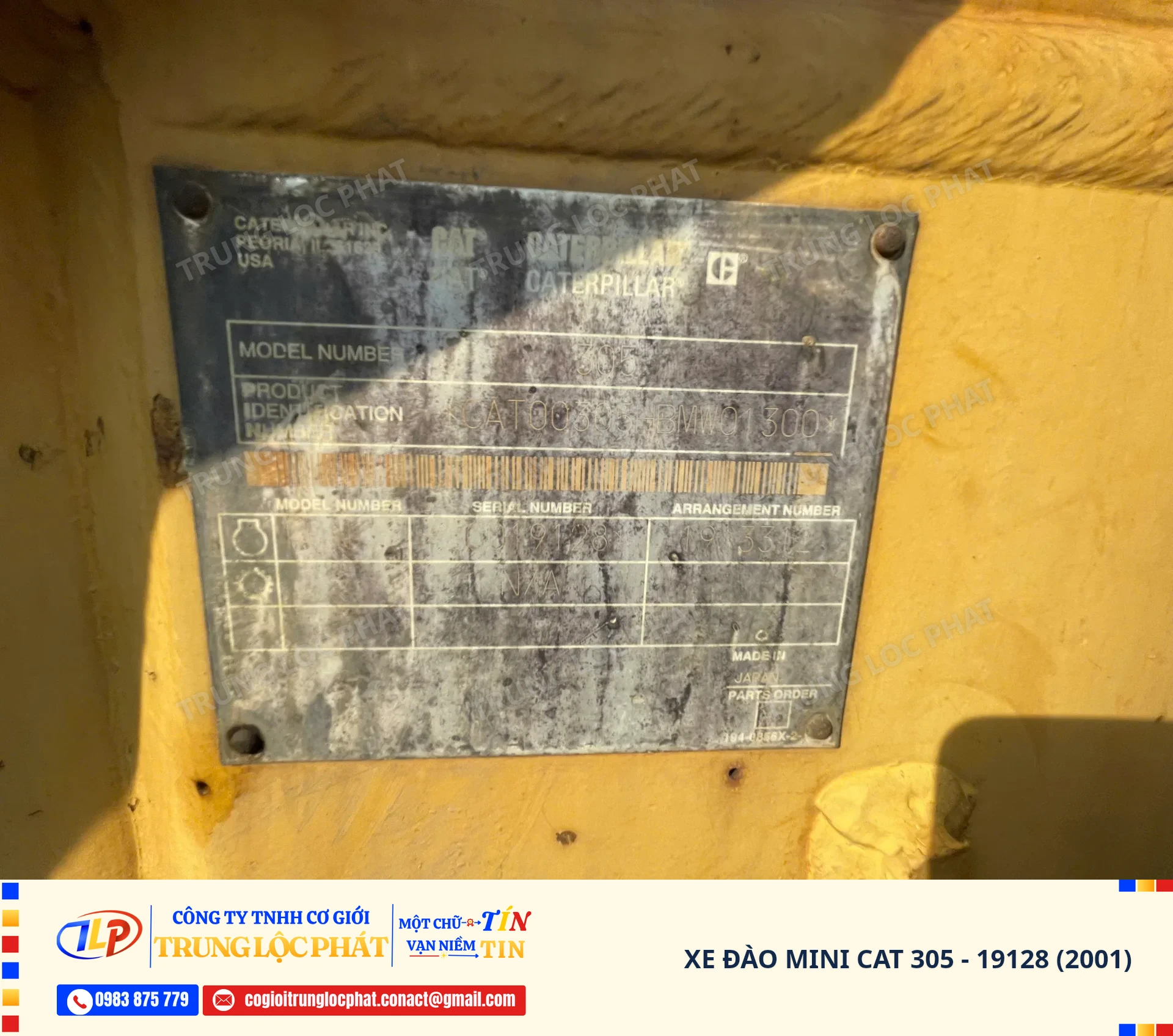 Xe đào bánh xích CAT 305 nhập khẩu chính hãng chất lượng cao - 25