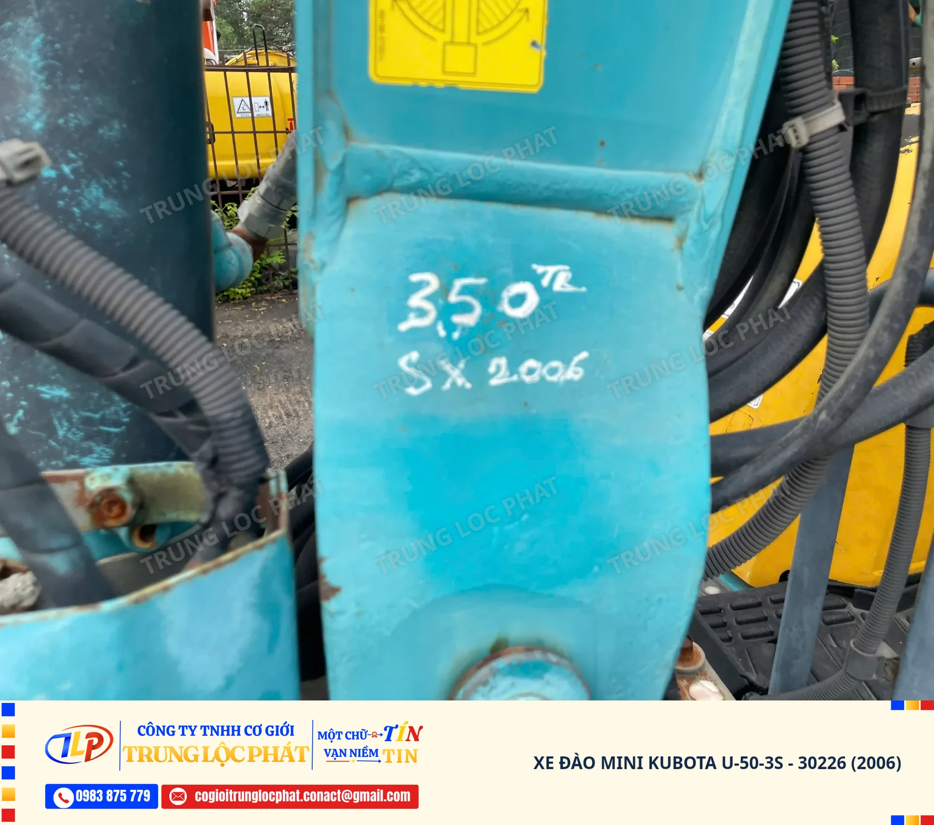 Xe đào bánh xích Kubota U-50-3S chính hãng độ bền cao - 41