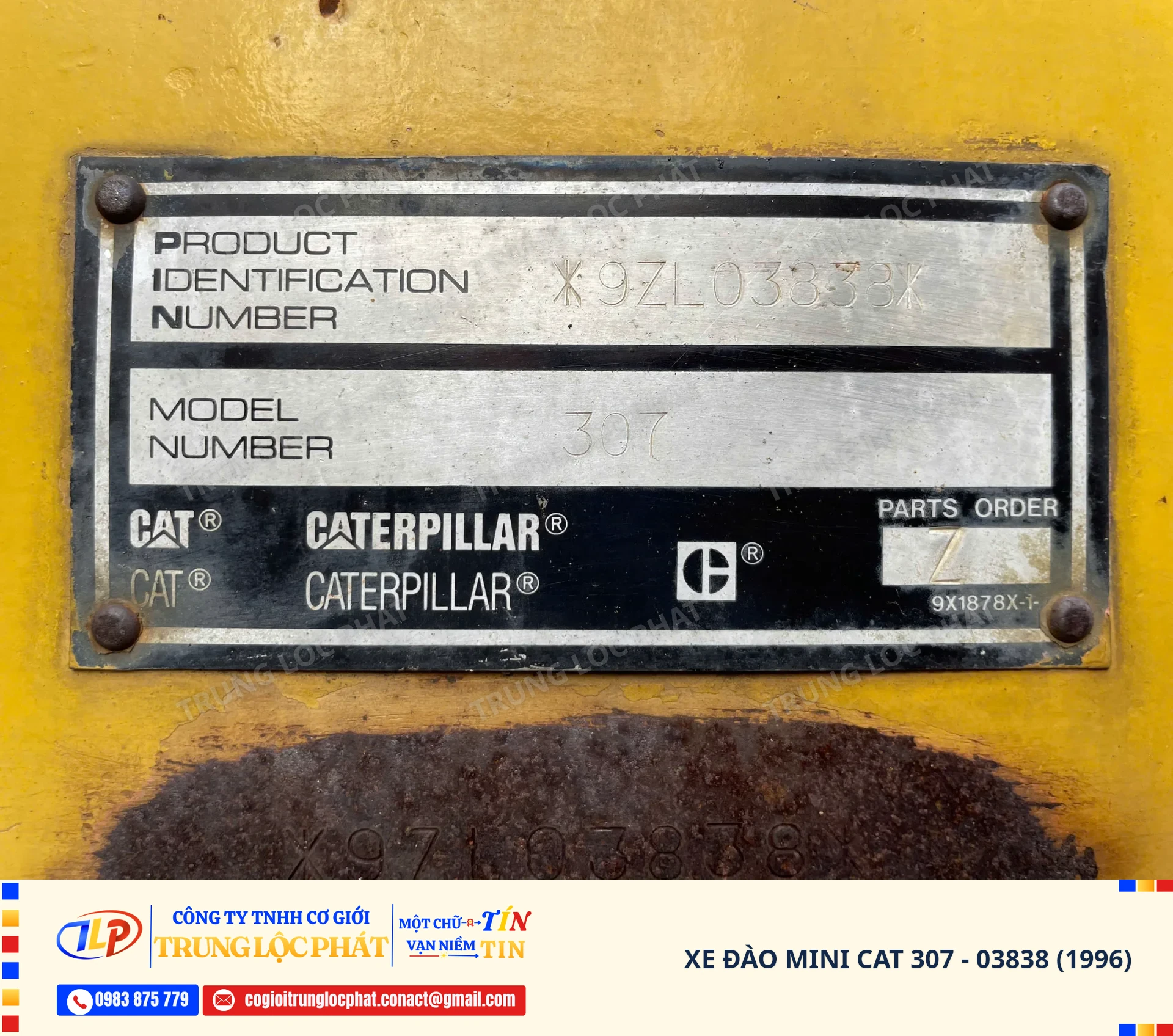 Xe đào bánh xích CAT 307 chính hãng chất lượng cao - 35