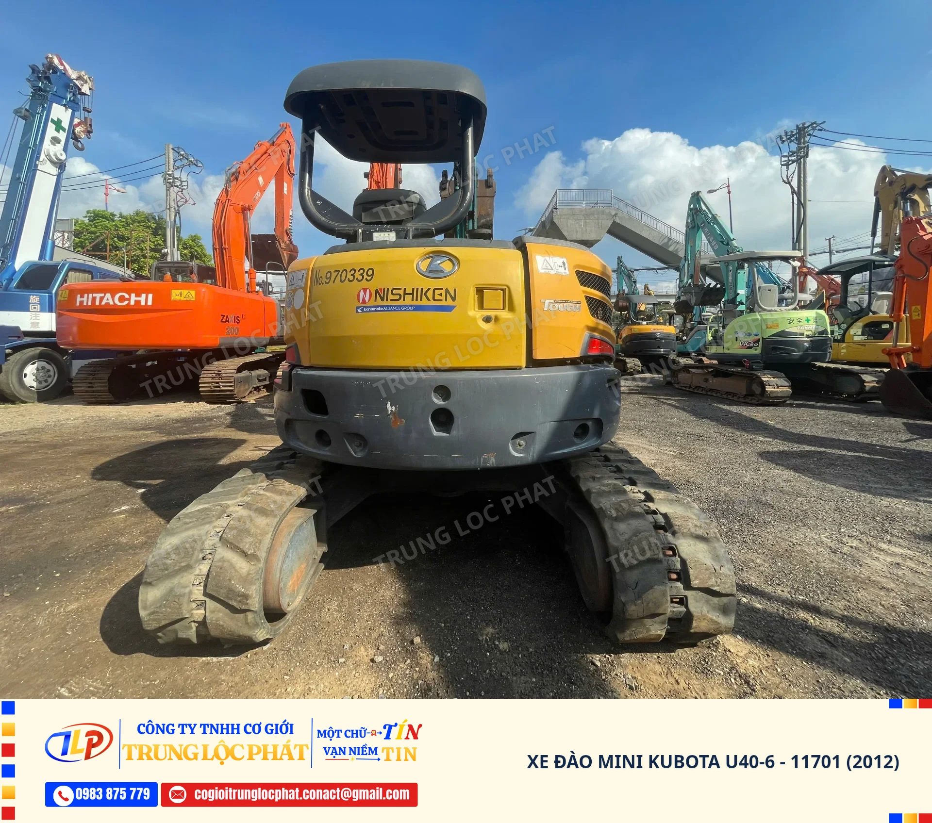 Xe đào bánh xích Kubota U40-6 chính hãng chất lượng cao - 17