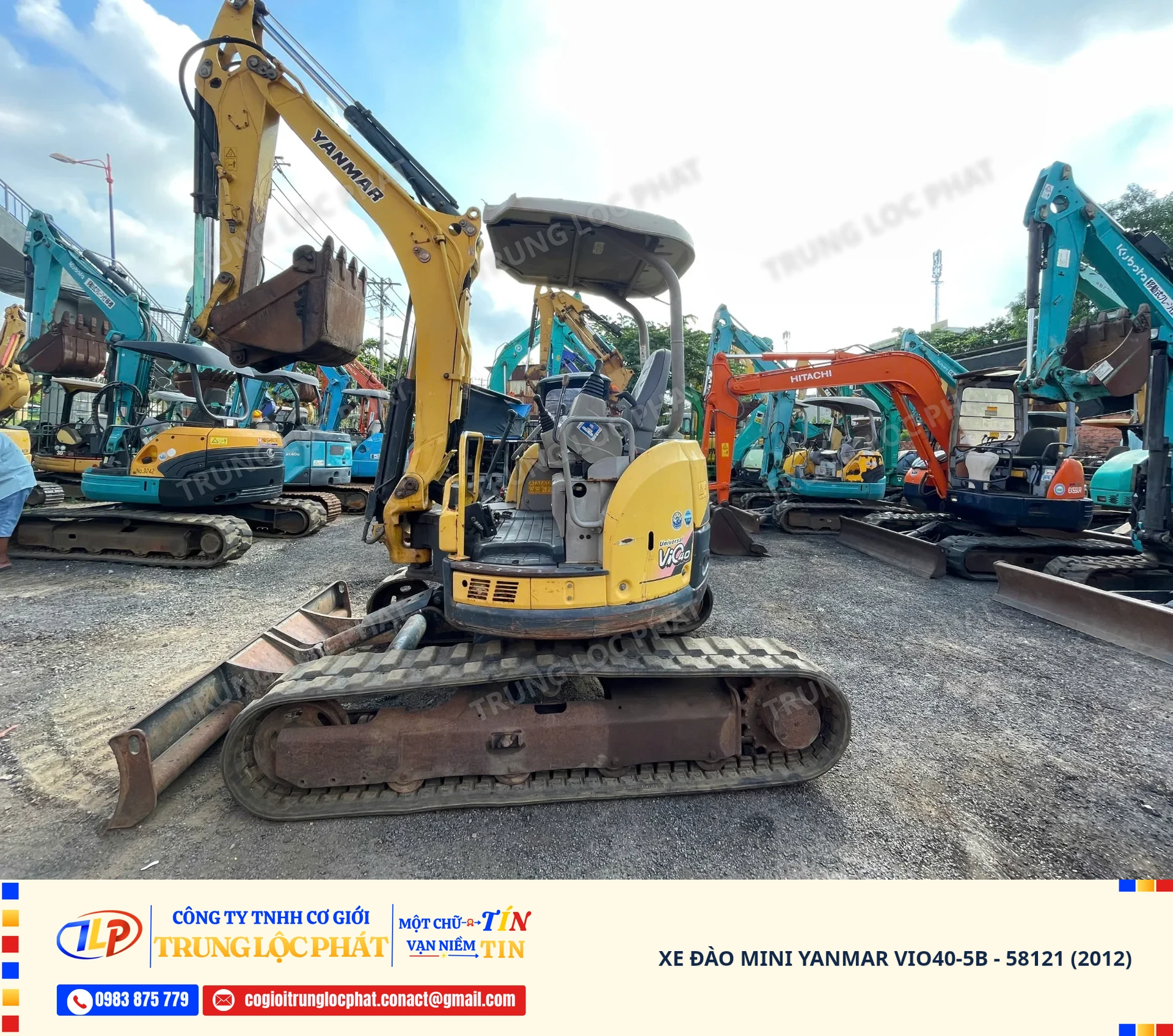 Xe đào bánh xích Yanmar ViO40-5B chính hãng chất lượng cao - 1