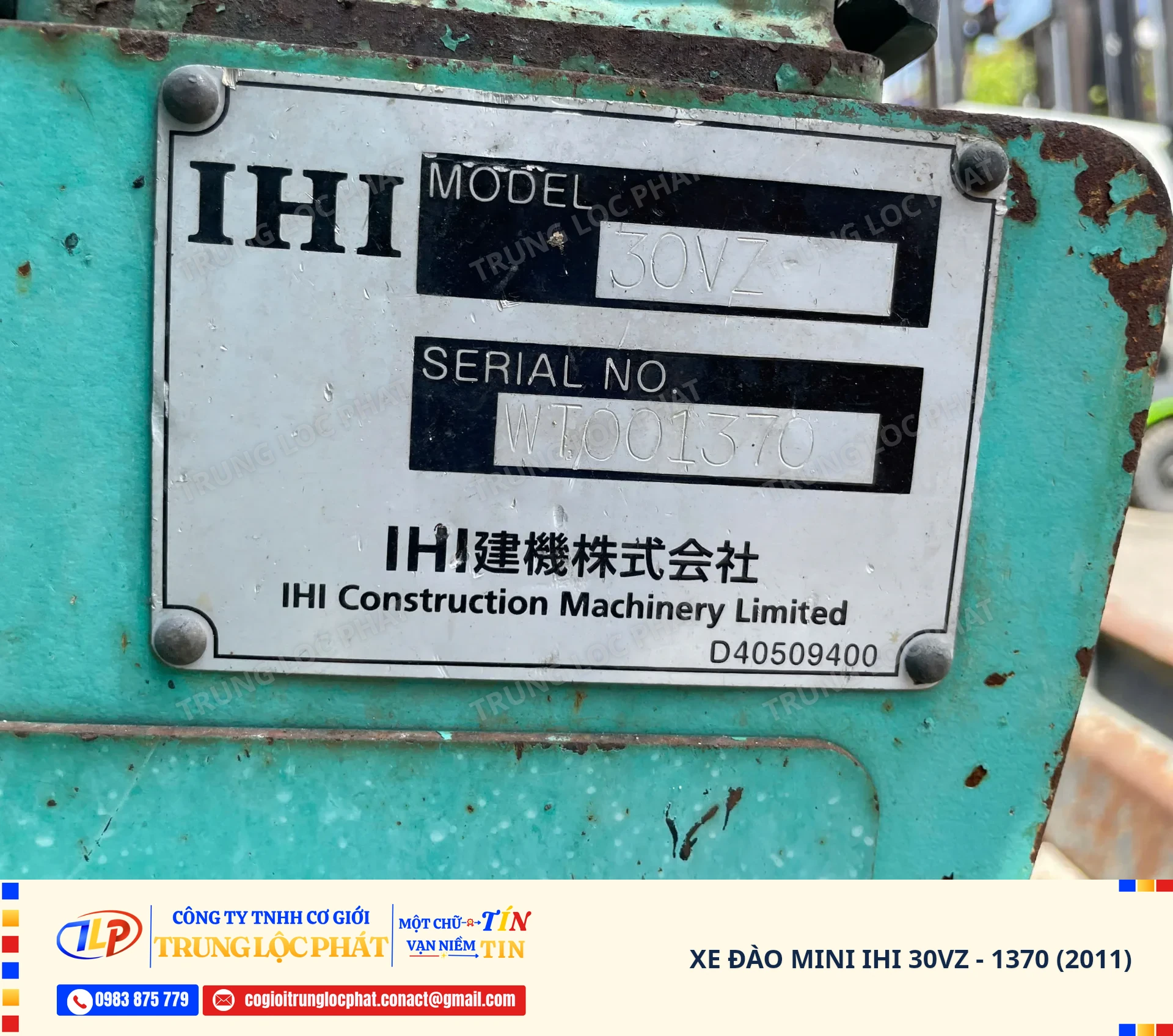 Xe đào bánh xích IHI 30VZ nhập khẩu Nhật Bản chất lượng cao - 26
