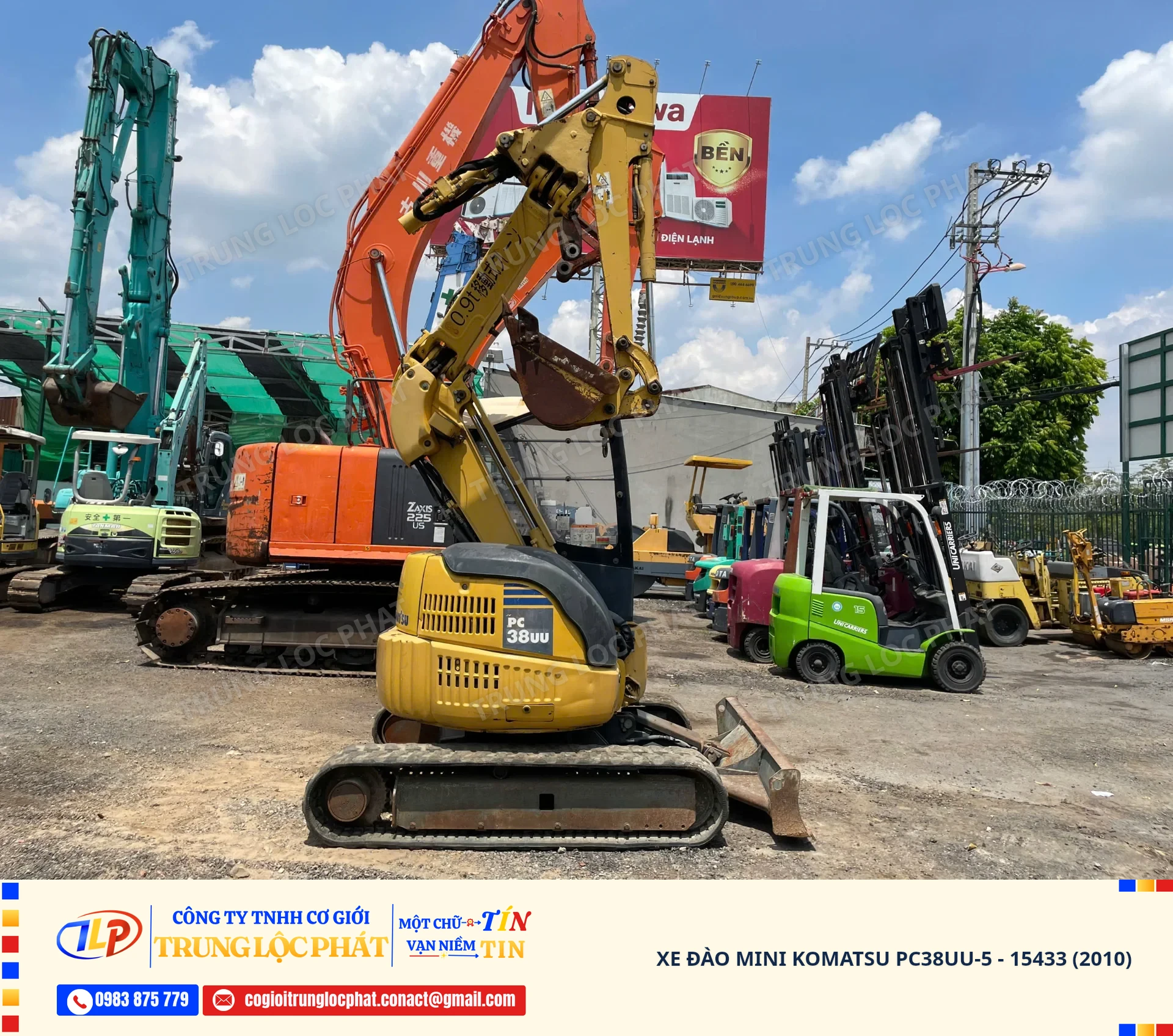 Xe đào bánh xích Komatsu PC38UU-5 chính hãng chất lượng cao - 2