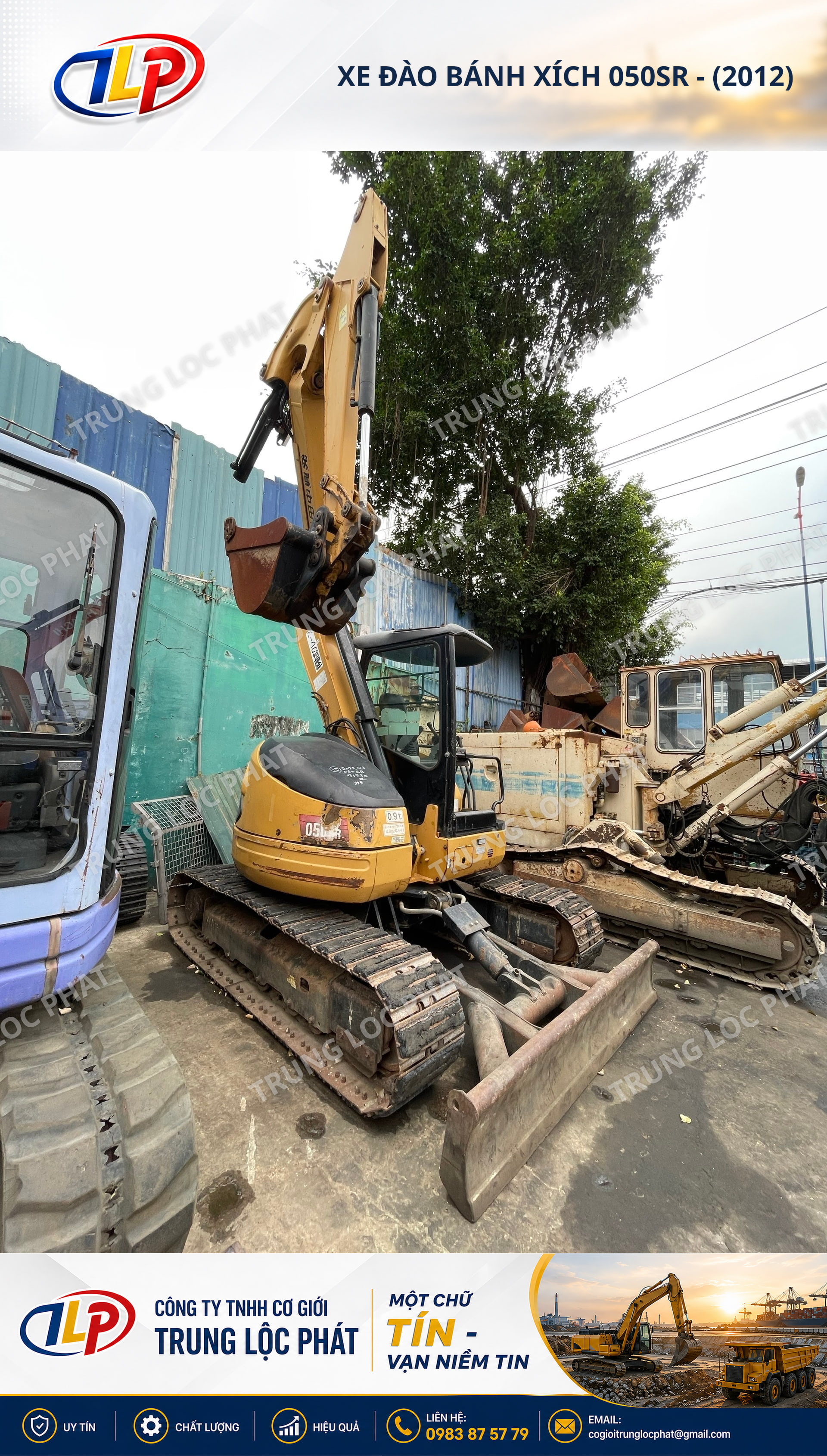 Xe đào bánh xích 050SR chính hãng chất lượng cao - 2