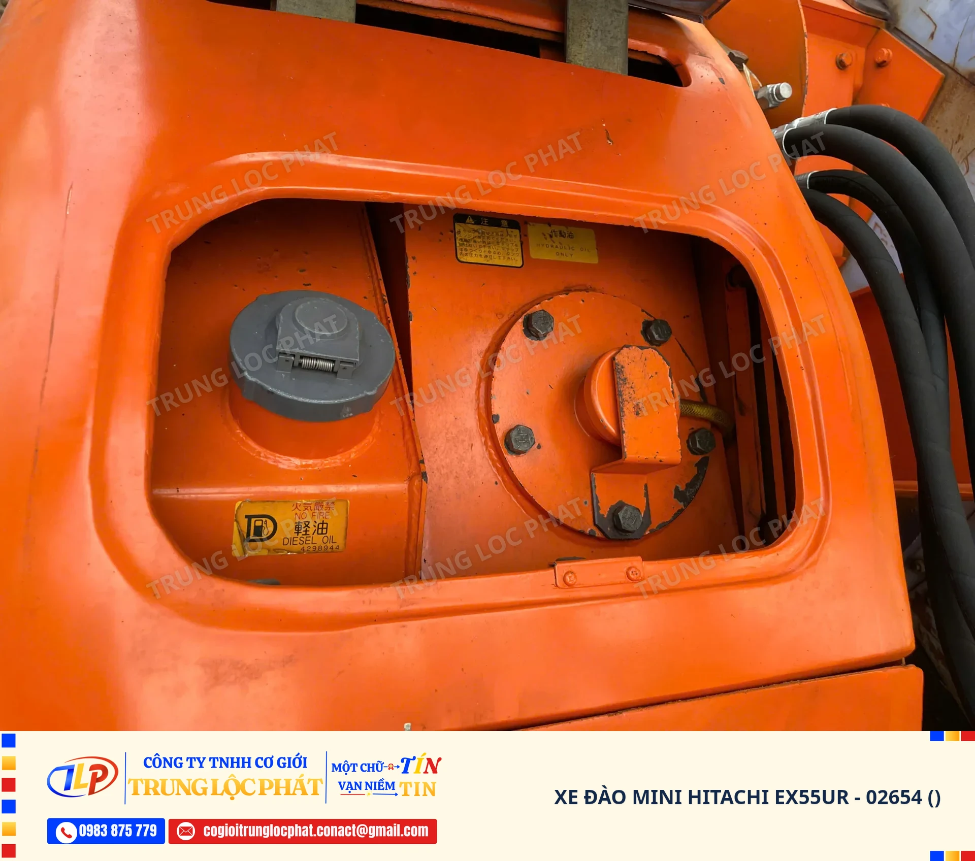 Xe đào bánh xích Hitachi EX55UR chính hãng chất lượng cao nhập khẩu Nhật Bản - 23