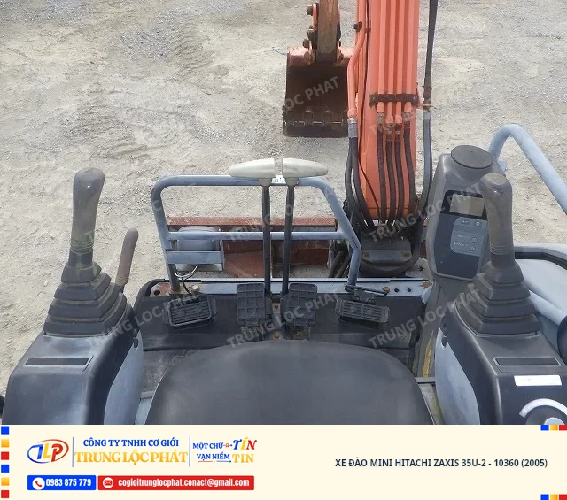 Xe đào bánh xích Hitachi Zaxis 35U-2 nhập khẩu Nhật Bản chất lượng cao - 50