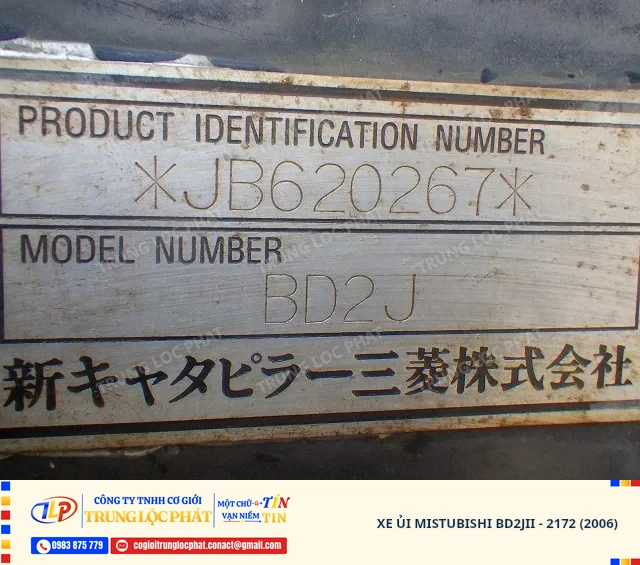 Xe ủi Mitsubishi BD2JII chất lượng cao nhập khẩu từ Nhật Bản - 59