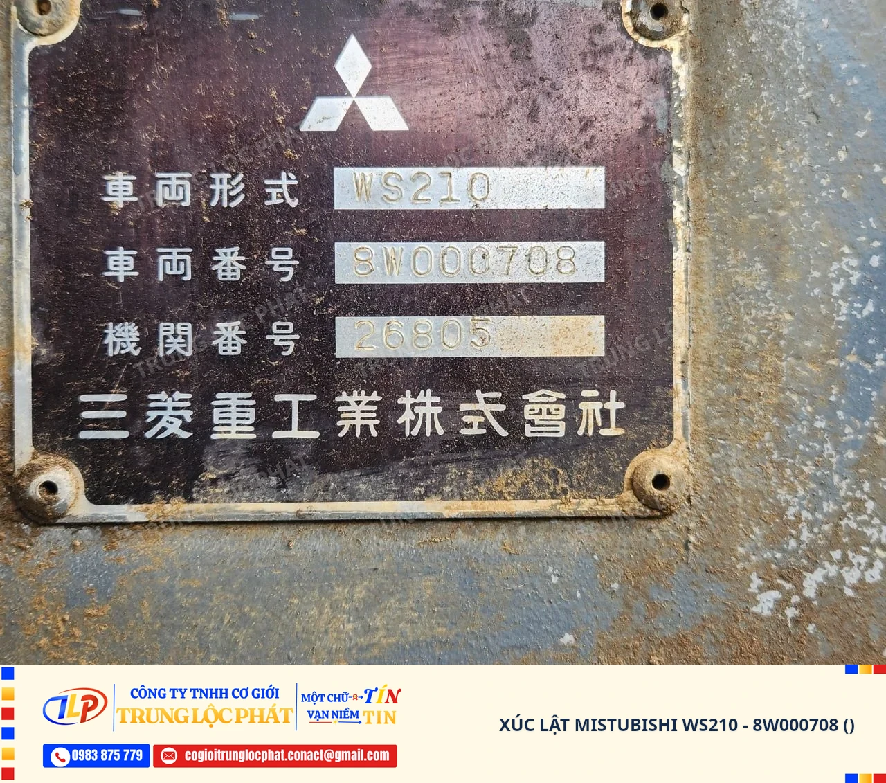 Xe xúc lật Mitsubishi WS210 nhập khẩu chính hãng chất lượng cao - 55