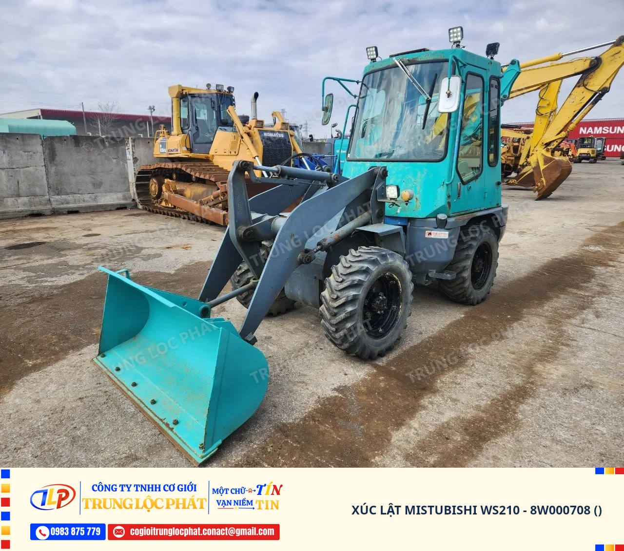 Xe xúc lật Mitsubishi WS210 nhập khẩu chính hãng chất lượng cao - 1