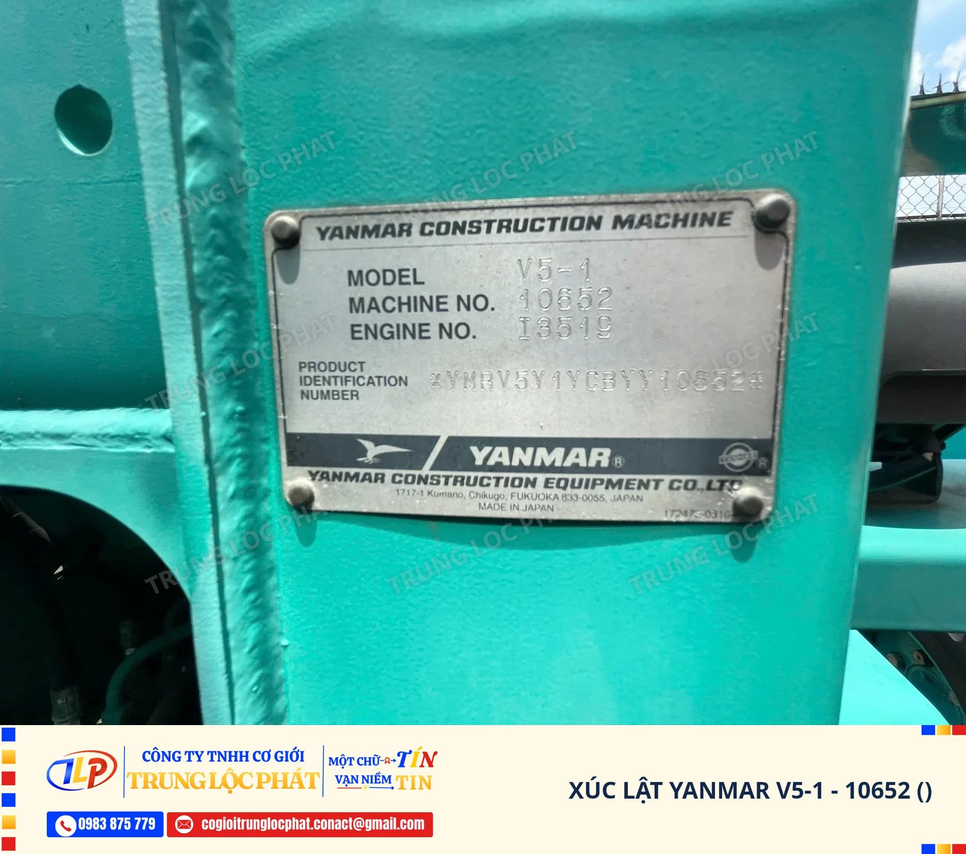 Xe xúc lật Yanmar V5-1 nhập khẩu Nhật Bản chính hãng chất lượng cao - 10