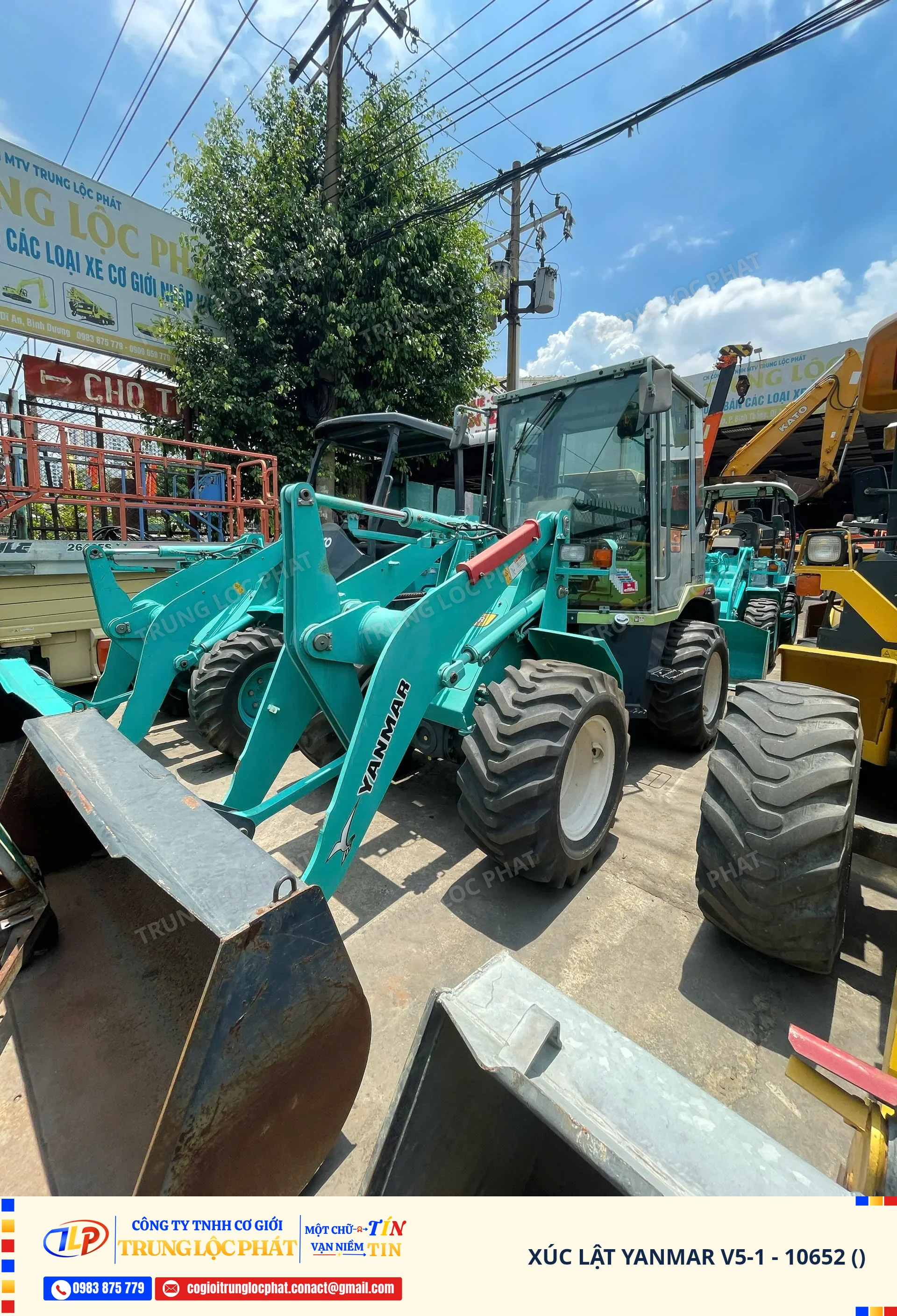 Xe xúc lật Yanmar V5-1 nhập khẩu Nhật Bản chính hãng chất lượng cao - 1