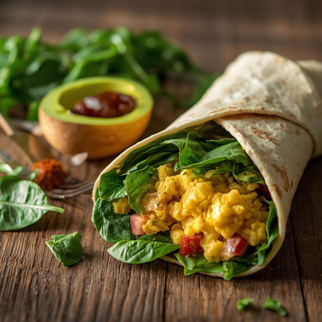 🌯 Glutenvrije Ontbijtwrap met Ei en Avocado