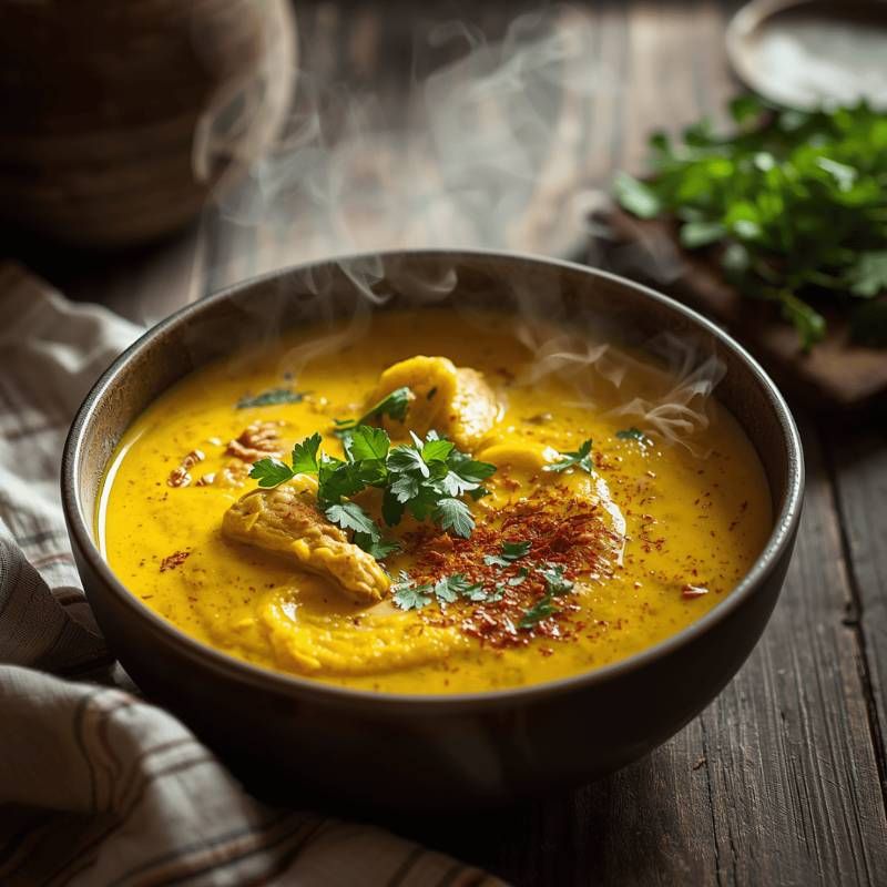 🍵 Turmeric Coconut Chicken Soup