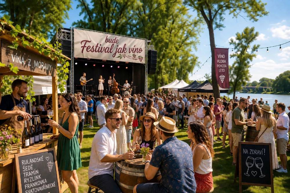 Wine Festival on Střelecký Island
