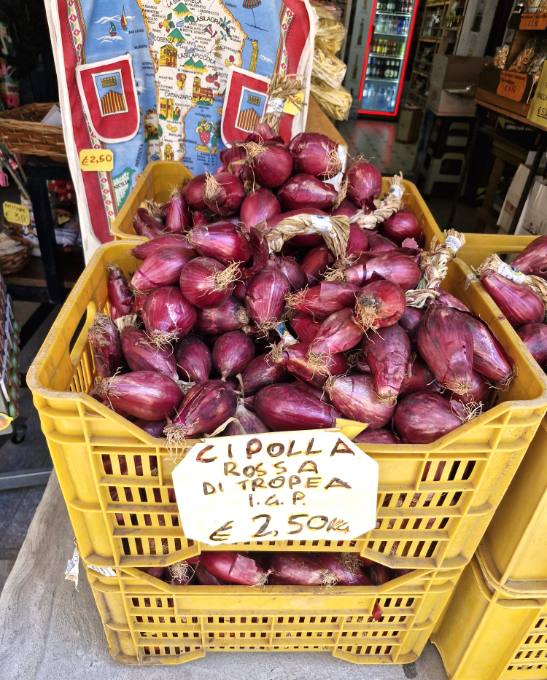 Cipolla Rossa di Tropea: cibule kalábrijského pobřeží
