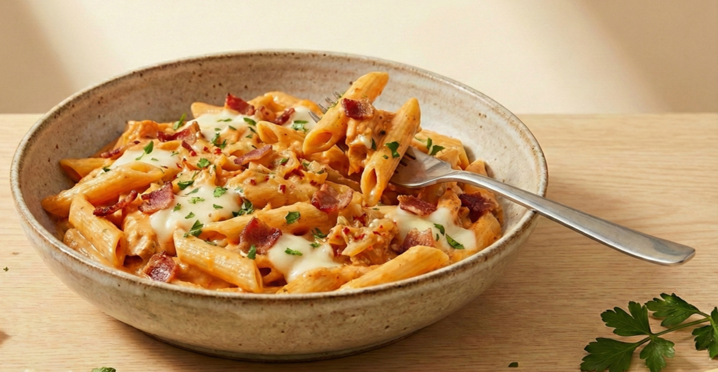 김치 치즈 로제 파스타