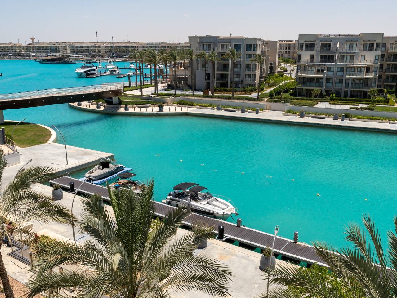 Stunning Marassi Apartment with Canal & Marina View
