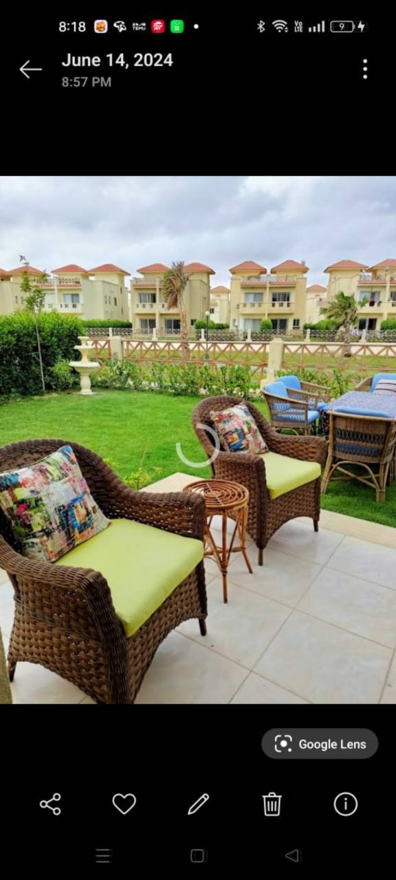 Luxurious villa in Stella Heights, North Coast, with a swimming pool and a garden.