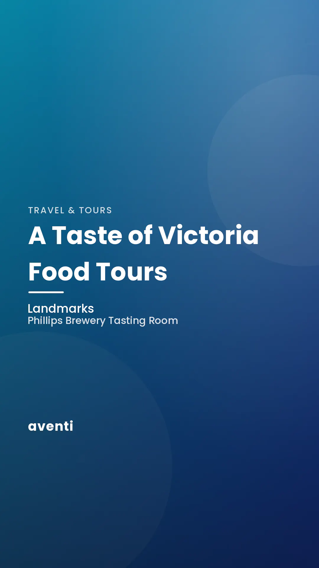 A Taste of Victoria Food Tours