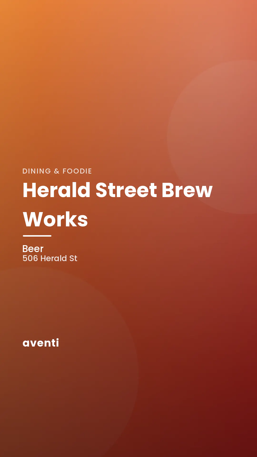 Herald Street Brew Works